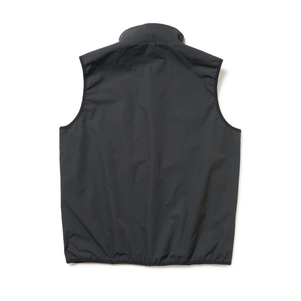 NEW ERA WOVEN NYLON BLACK FULL ZIP VEST