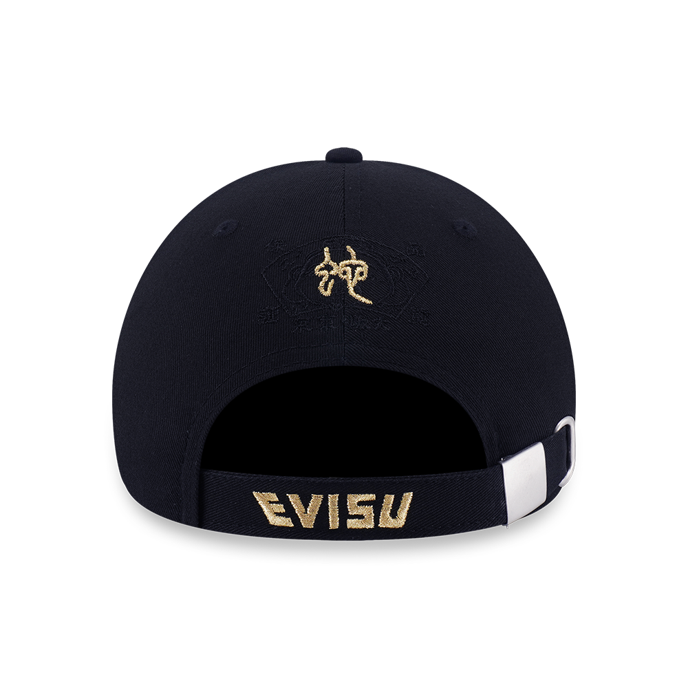 NEW ERA X EVISU 2025 BLACK 9FORTY CAP