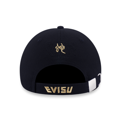 NEW ERA X EVISU 2025 BLACK 9FORTY CAP