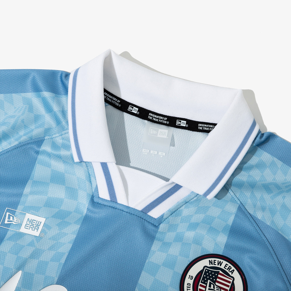 NEW ERA BLUE SOCCER JERSEY