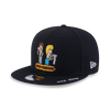 NEW ERA X BEAVIS AND BUTT-HEAD PEEKING BLACK 9FIFTY CAP