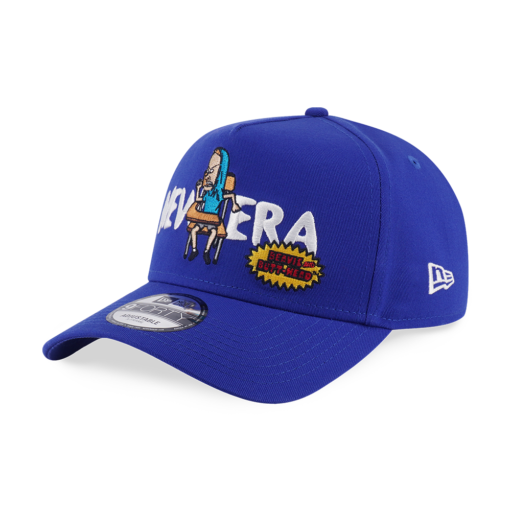 NEW ERA X BEAVIS AND BUTT-HEAD CLASSROOM BLUE 9FORTY AF CAP