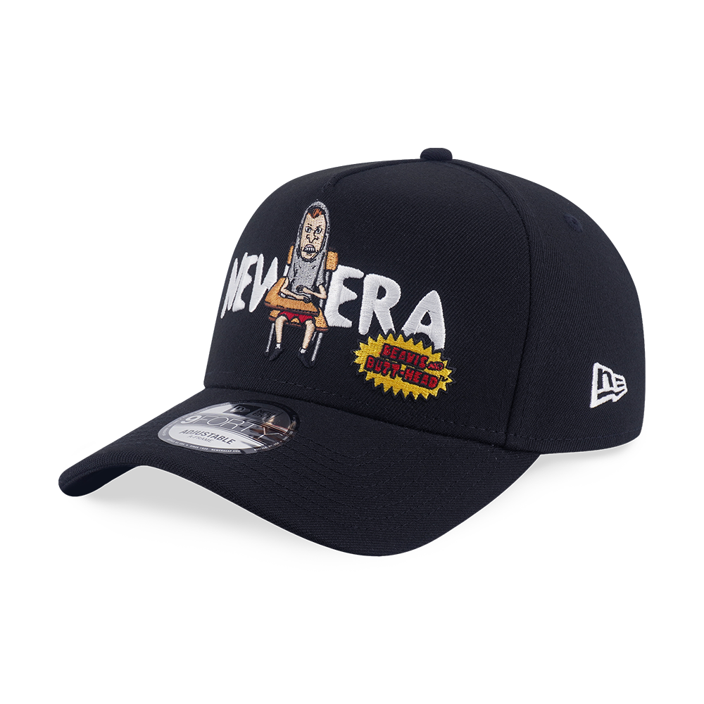 NEW ERA X BEAVIS AND BUTT-HEAD CLASSROOM BLACK 9FORTY AF CAP