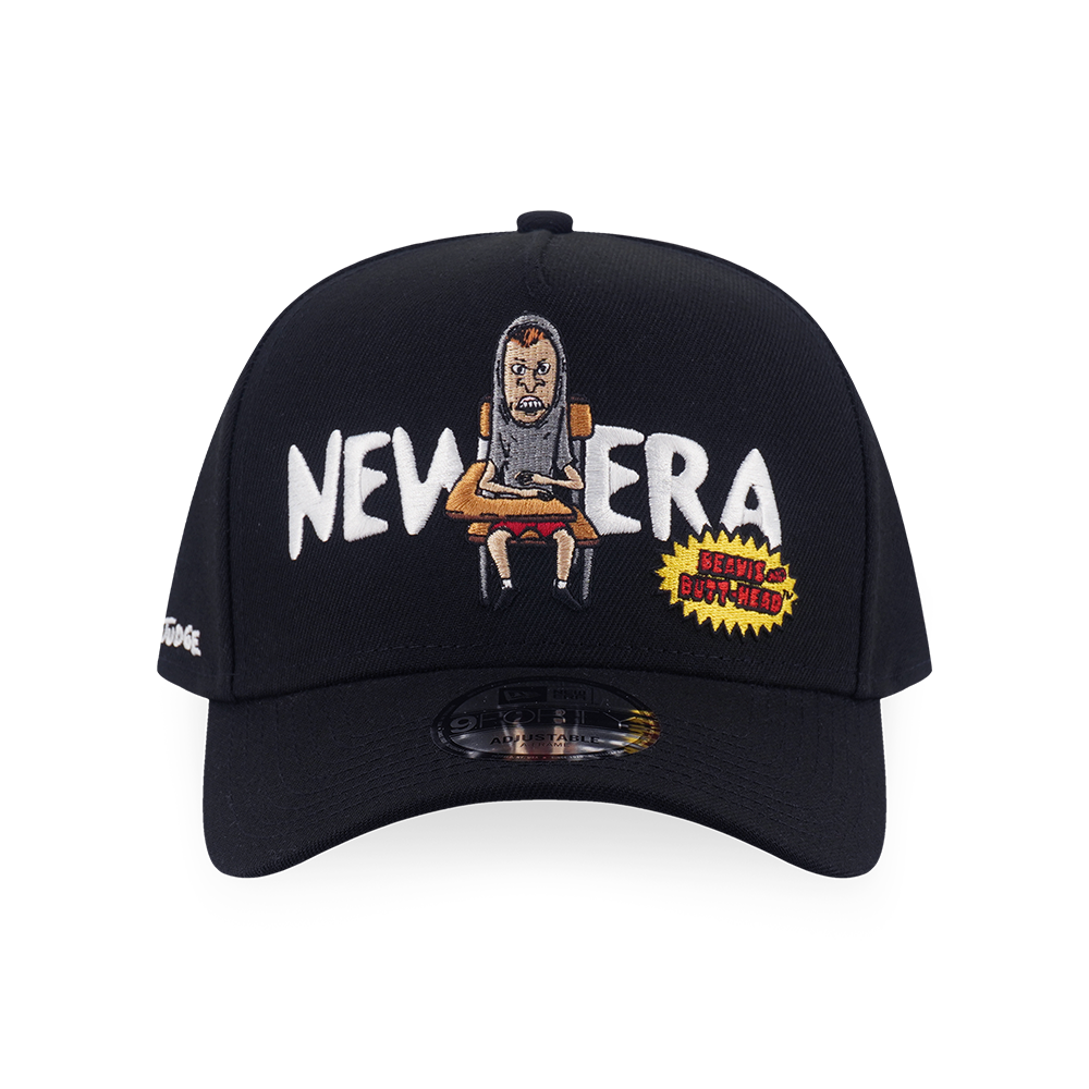 NEW ERA X BEAVIS AND BUTT-HEAD CLASSROOM BLACK 9FORTY AF CAP