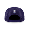 LOS ANGELES LAKERS MIX LEAGUE SCRIPT PURPLE 9FORTY AF TRUCKER CAP