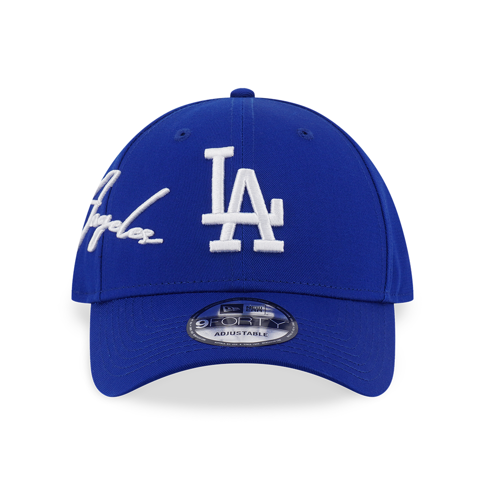 LOS ANGELES DODGERS MIX LEAGUE SCRIPT LIGHT ROYAL 9FORTY CAP