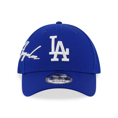 LOS ANGELES DODGERS MIX LEAGUE SCRIPT LIGHT ROYAL 9FORTY CAP