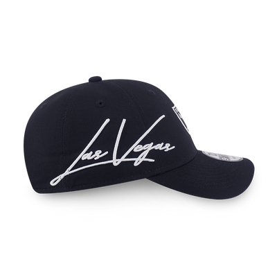 LAS VEGAS RAIDERS MIX LEAGUE SCRIPT BLACK 9FORTY CAP