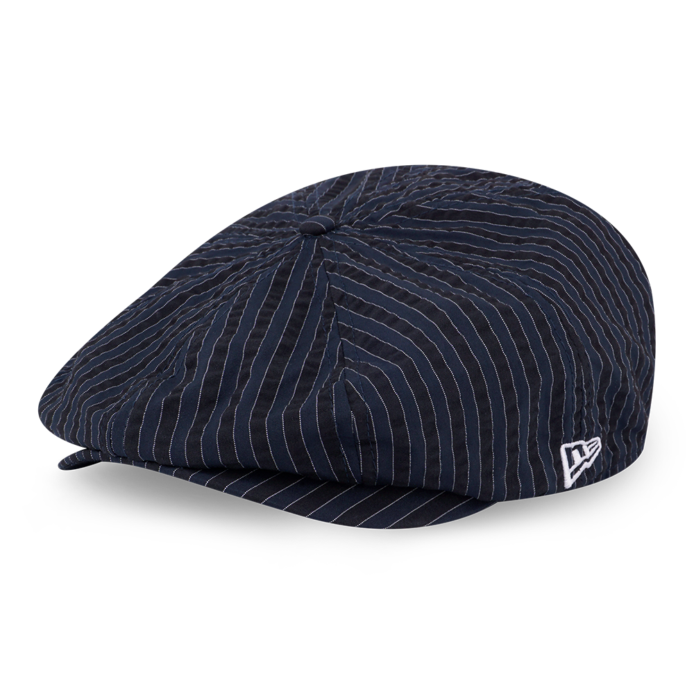 NEW ERA STREET CLASS NAVY STRIPE NEWSBOY