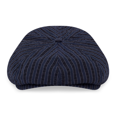 NEW ERA STREET CLASS NAVY STRIPE NEWSBOY