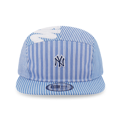 NEW YORK YANKEES PATCHWORK BLUE CAMPER CAP