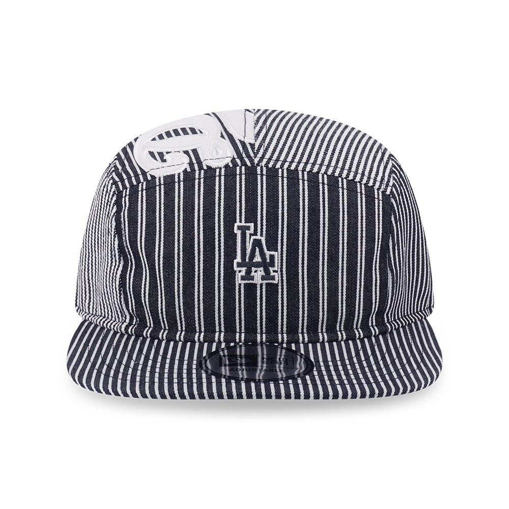 LOS ANGELES DODGERS PATCHWORK GRAY CAMPER CAP