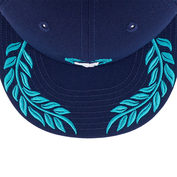 NEW ERA STREET CLASS LAUREL WREATH VISOR OCEANSIDE BLUE 9FIFTY CAP