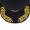 NEW ERA STREET CLASS LAUREL WREATH VISOR BLACK 9FIFTY CAP