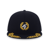 NEW ERA STREET CLASS LAUREL WREATH VISOR BLACK 9FIFTY CAP