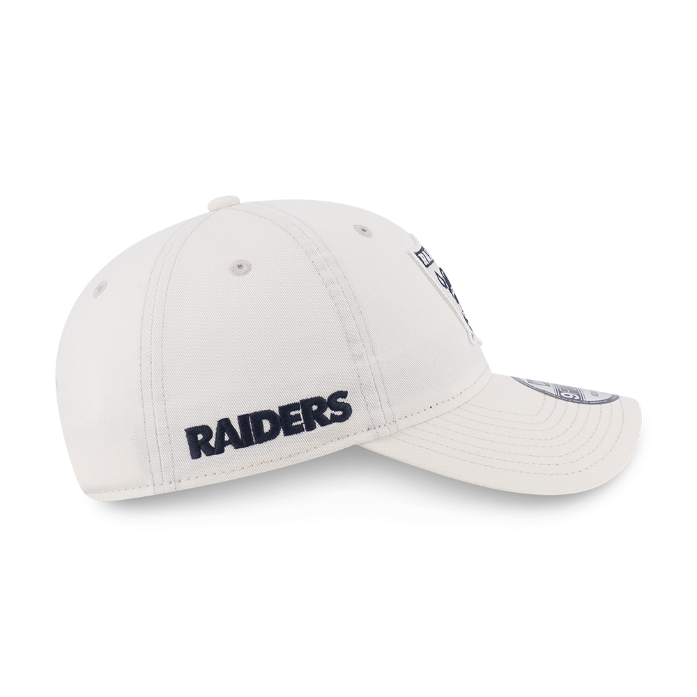 OAKLAND RAIDERS NFL HISTORIC CHROME WHITE 9FORTY UNST CAP
