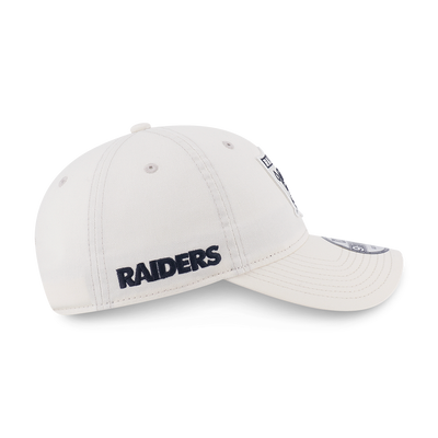 OAKLAND RAIDERS NFL HISTORIC CHROME WHITE 9FORTY UNST CAP