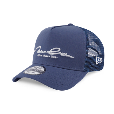 NEW ERA BASIC MUTED INDIGO 9FORTY AF TRUCKER CAP