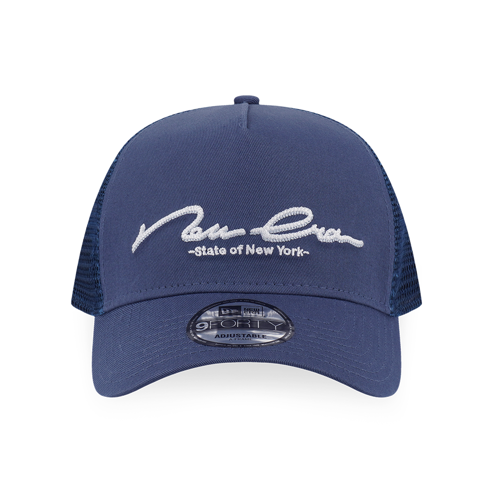 NEW ERA BASIC MUTED INDIGO 9FORTY AF TRUCKER CAP