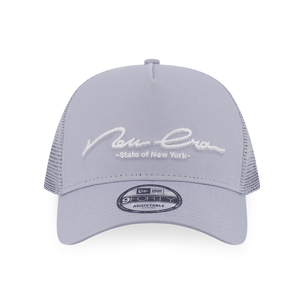 NEW ERA BASIC DOLPHIN GRAY 9FORTY AF TRUCKER CAP