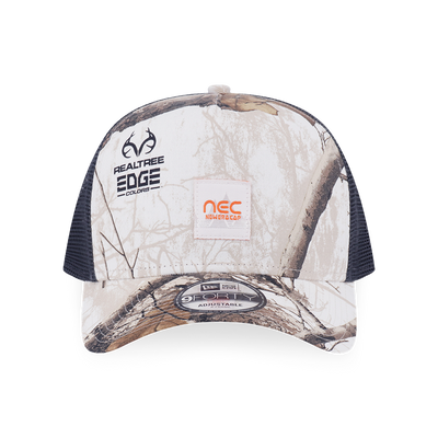 NEW ERA EARTHY SKIN REAL TREE SNOW 9FORTY AF TRUCKER CAP