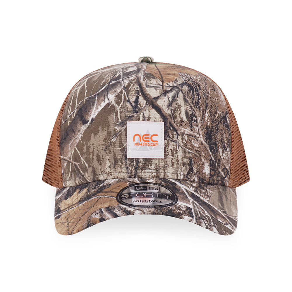 NEW ERA EARTHY SKIN REAL TREE EDGE BROWN 9FORTY AF TRUCKER CAP
