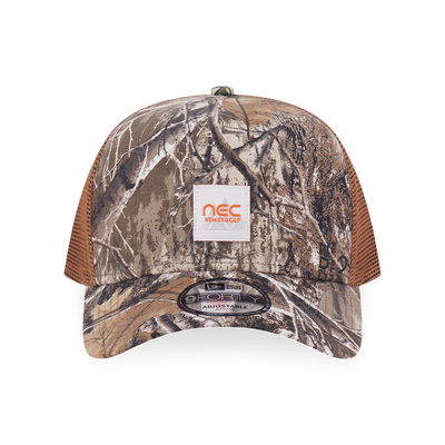 NEW ERA EARTHY SKIN REAL TREE EDGE BROWN 9FORTY AF TRUCKER CAP