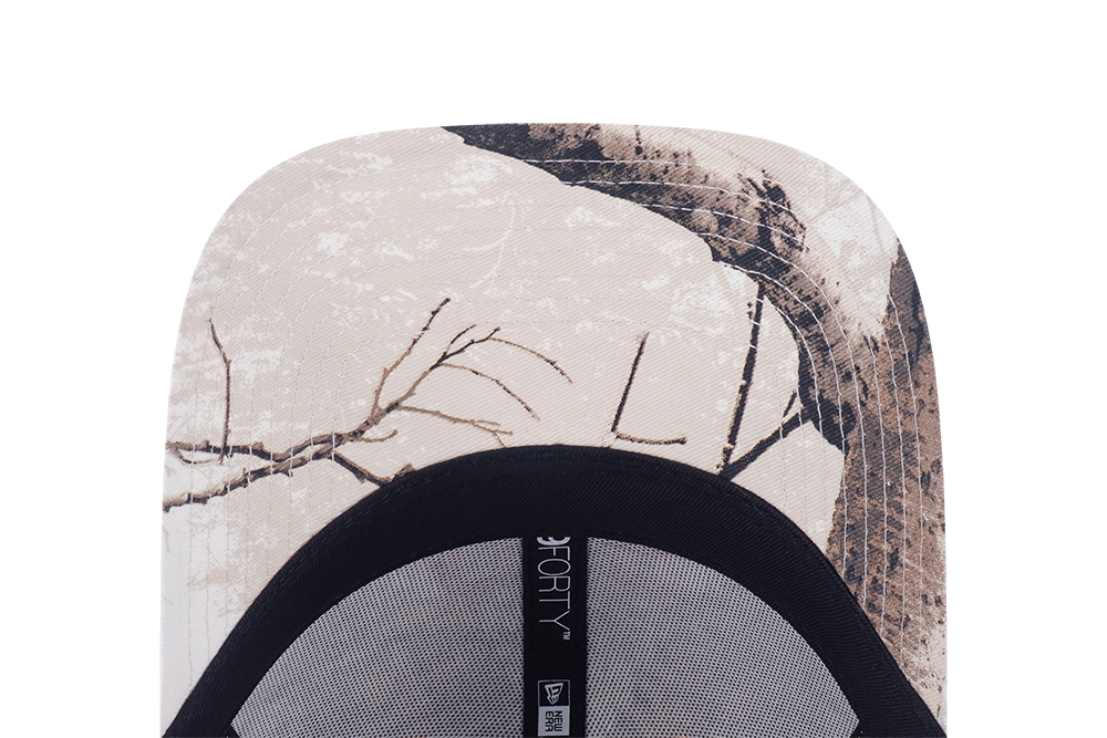 NEW ERA EARTHY SKIN REAL TREE SNOW 9FORTY CAP