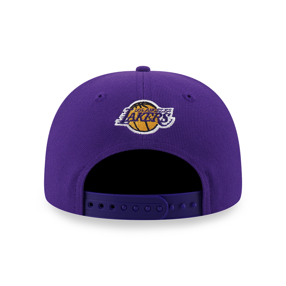 LOS ANGELES LAKERS LEAGUE MIX CARTOON 2-TONE GOLD VISOR TRUE PURPLE KIDS 9FORTY AF CAP