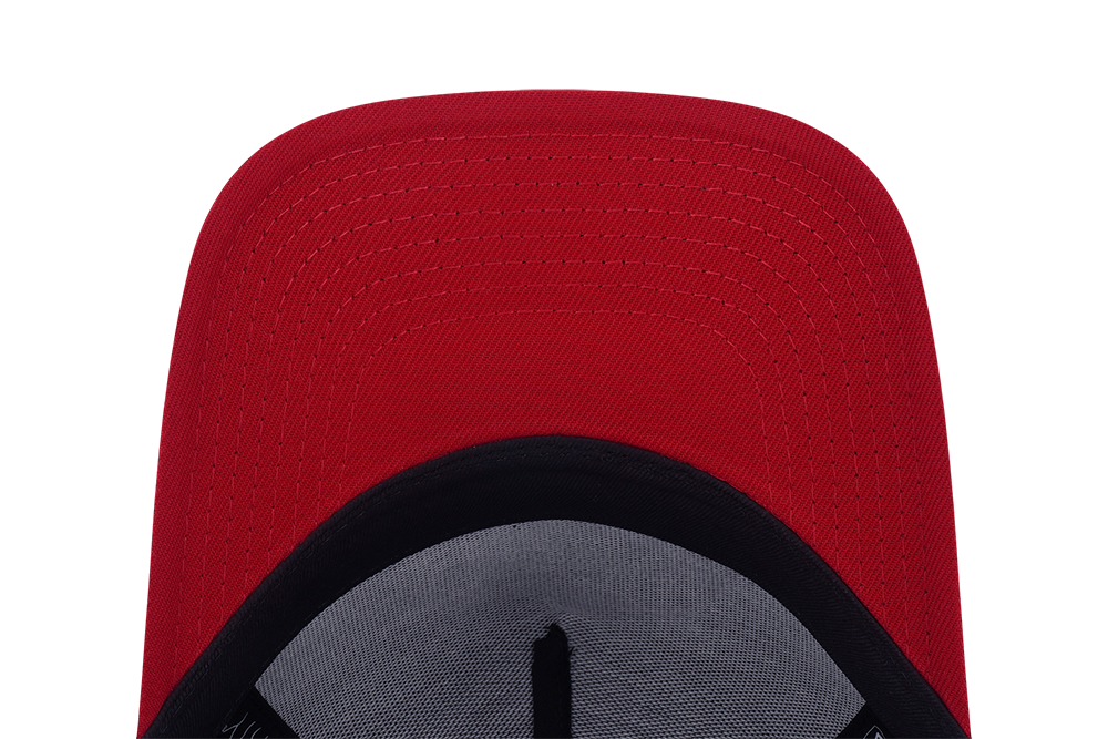 CHICAGO BULLS LEAGUE MIX CARTOON 2-TONE SCARLET VISOR BLACK KIDS 9FORTY AF CAP