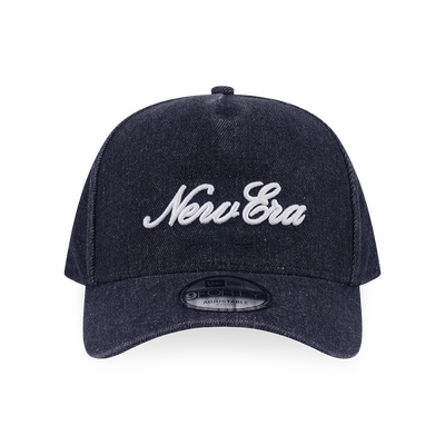 NEW ERA EST. 1920 INDIGO BLACK DENIM 9FORTY AF CAP