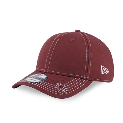 SAN DIEGO PADRES MLB CONTRAST STITCHING DEEP AUBURN BROWN 9FORTY CAP
