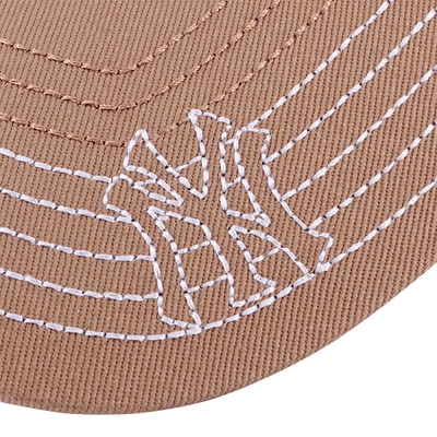 NEW YORK YANKEES MLB CONTRAST STITCHING KHAKI 9FORTY CAP