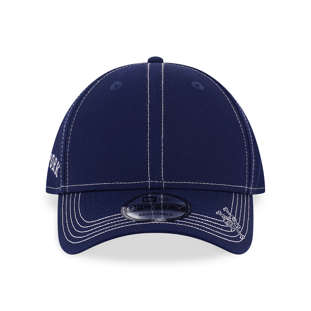NEW YORK METS MLB CONTRAST STITCHING OCEANSIDE BLUE 9FORTY CAP