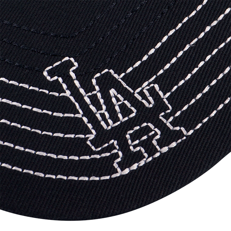 LOS ANGELES DODGERS MLB CONTRAST STITCHING BLACK 9FORTY CAP