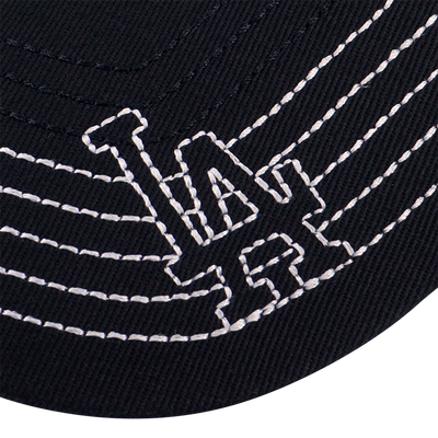 LOS ANGELES DODGERS MLB CONTRAST STITCHING BLACK 9FORTY CAP
