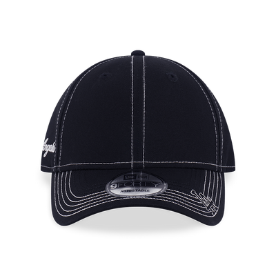LOS ANGELES DODGERS MLB CONTRAST STITCHING BLACK 9FORTY CAP