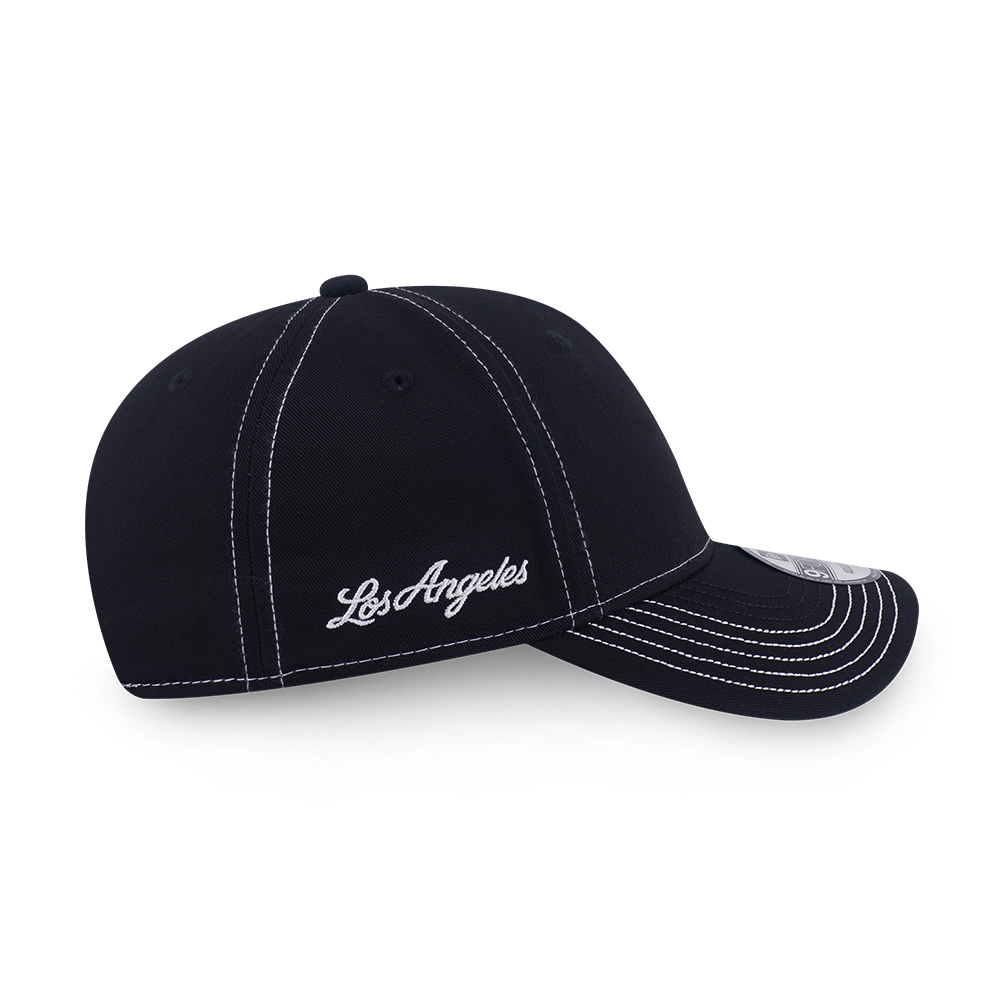 LOS ANGELES DODGERS MLB CONTRAST STITCHING BLACK 9FORTY CAP