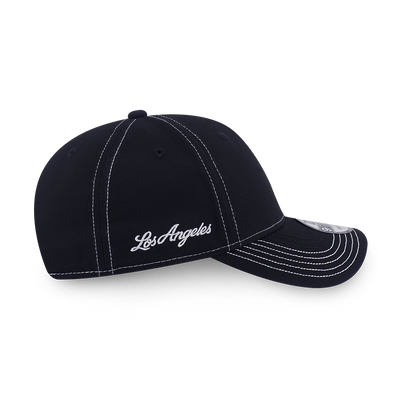 LOS ANGELES DODGERS MLB CONTRAST STITCHING BLACK 9FORTY CAP