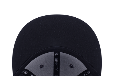 59FIFTY PACK - METALLIC NEW YORK YANKEES COOPERSTOWN 2-TONE BLACK VISOR GRAPHITE 59FIFTY CAP