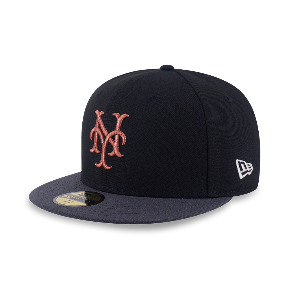 59FIFTY PACK - METALLIC NEW YORK GIANT COOPERSTOWN 2-TONE GRAPHITE VISOR BLACK 59FIFTY CAP