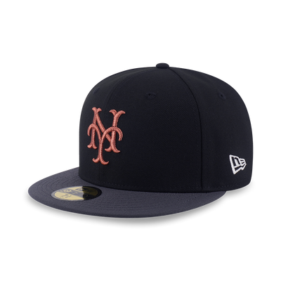 59FIFTY PACK - METALLIC NEW YORK GIANT COOPERSTOWN 2-TONE GRAPHITE VISOR BLACK 59FIFTY CAP