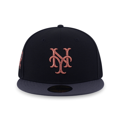 59FIFTY PACK - METALLIC NEW YORK GIANT COOPERSTOWN 2-TONE GRAPHITE VISOR BLACK 59FIFTY CAP