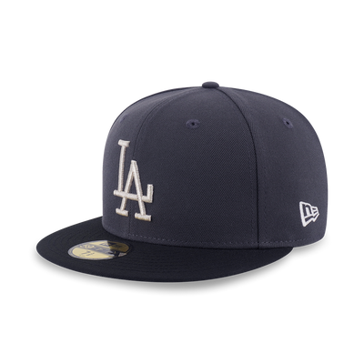 59FIFTY PACK - METALLIC LOS ANGELES DODGERS COOPERSTOWN 2-TONE BLACK VISOR GRAPHITE 59FIFTY CAP