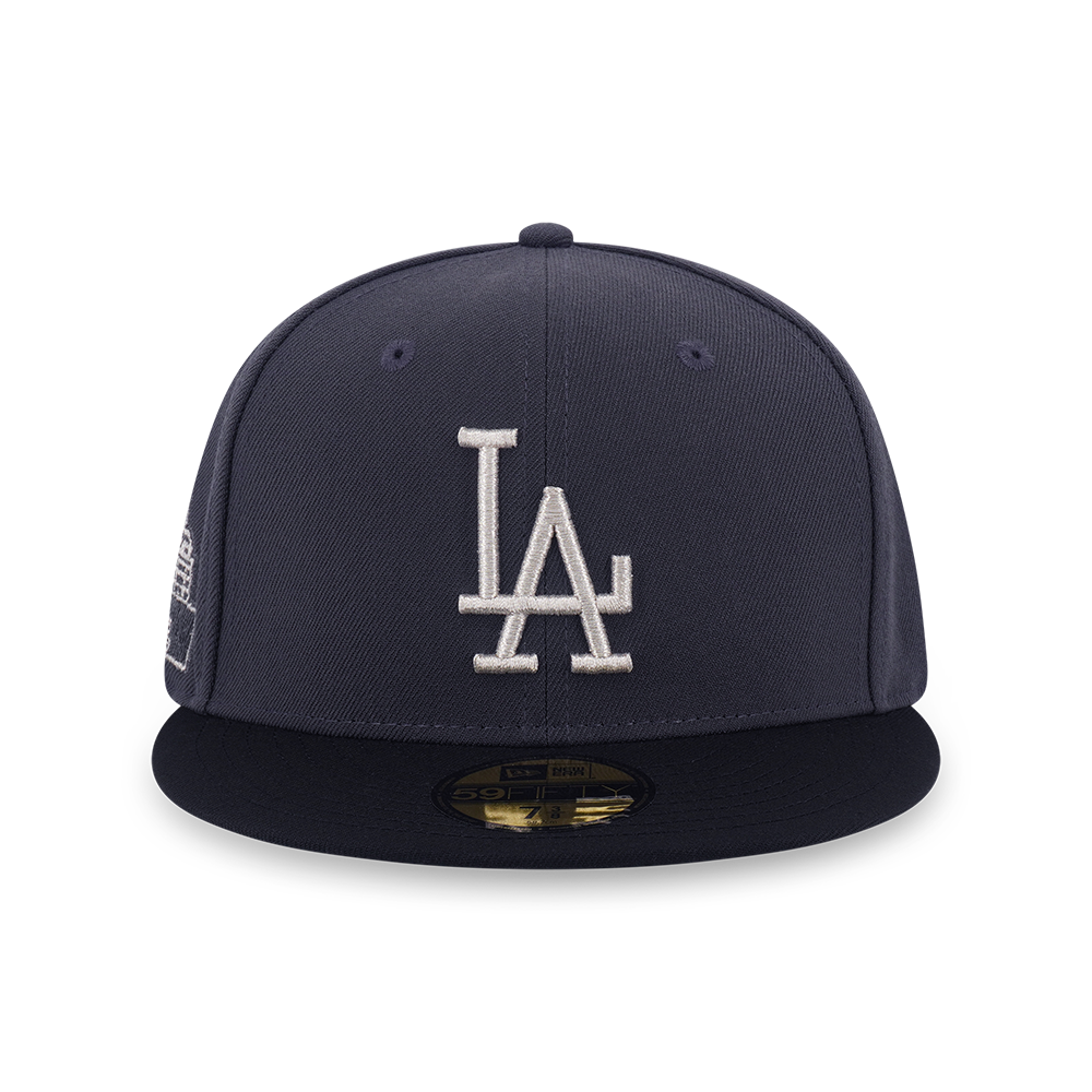 59FIFTY PACK - METALLIC LOS ANGELES DODGERS COOPERSTOWN 2-TONE BLACK VISOR GRAPHITE 59FIFTY CAP