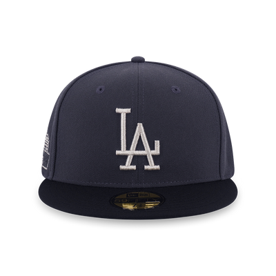 59FIFTY PACK - METALLIC LOS ANGELES DODGERS COOPERSTOWN 2-TONE BLACK VISOR GRAPHITE 59FIFTY CAP
