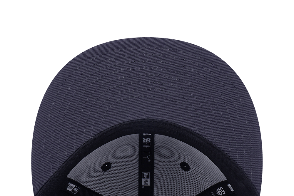 59FIFTY PACK - METALLIC DETROIT TIGERS COOPERSTOWN 2-TONE GRAPHITE VISOR BLACK 59FIFTY CAP