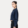 NEW ERA STREET CLASS OCEANSIDE BLUE WOMEN HALF ZIP SWEATSHIRT