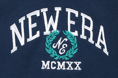 NEW ERA STREET CLASS OCEANSIDE BLUE WOMEN HALF ZIP SWEATSHIRT