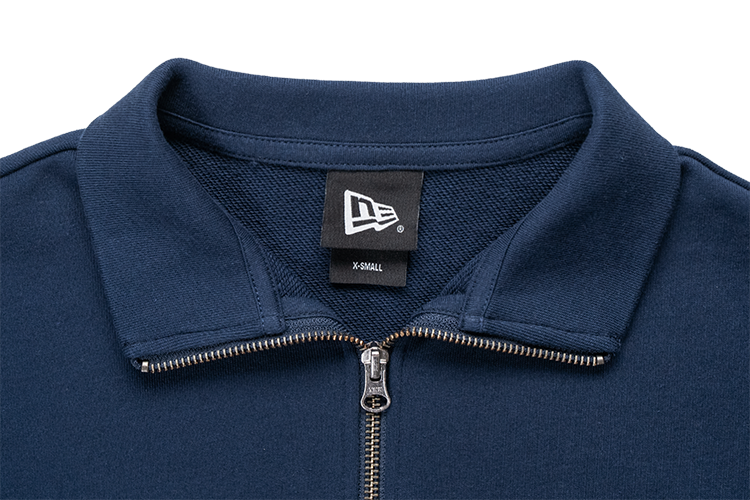 NEW ERA STREET CLASS OCEANSIDE BLUE WOMEN HALF ZIP SWEATSHIRT